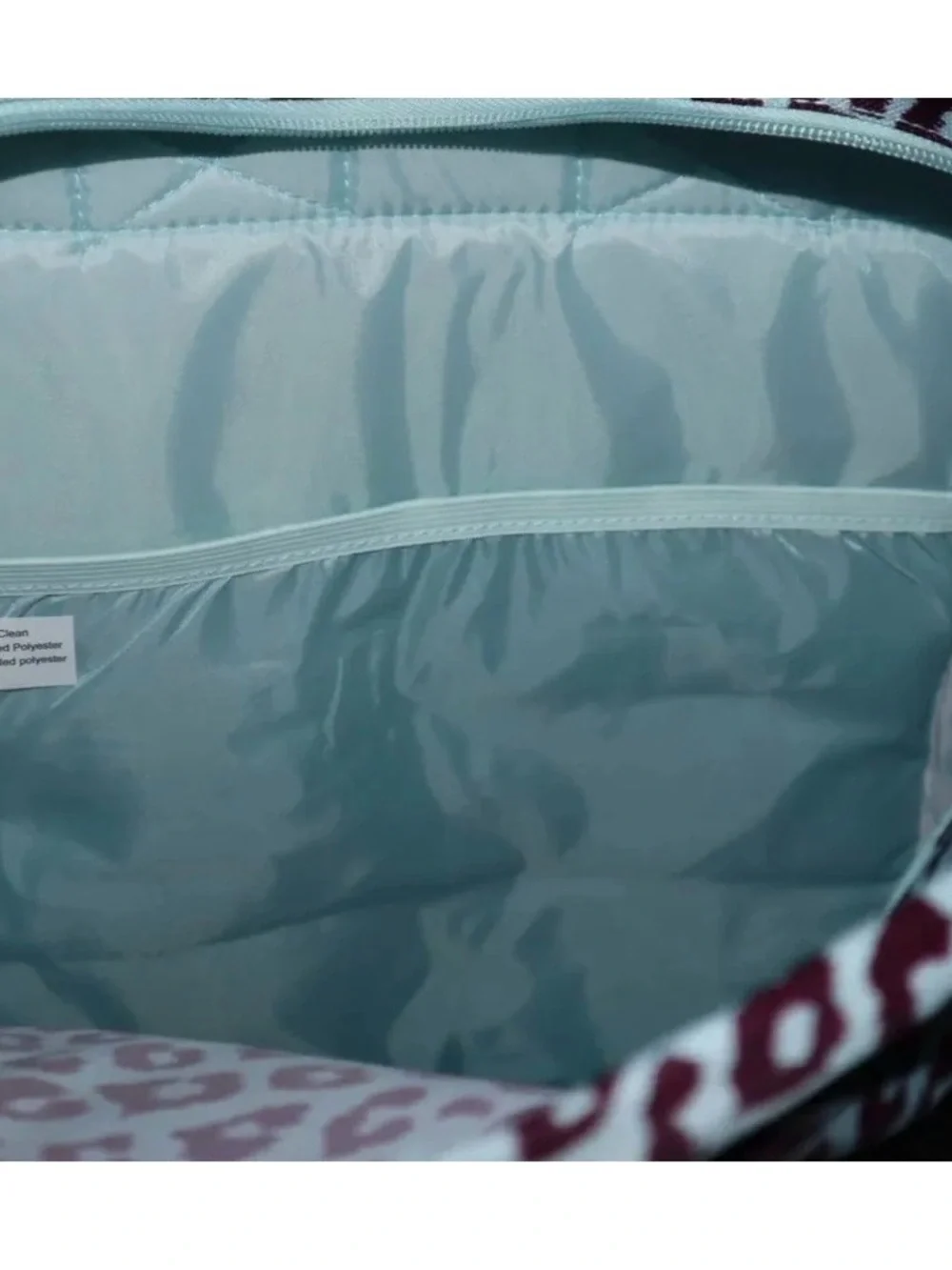 NWT: Kids Chetah Animal Print Backpack in Light Blue.
